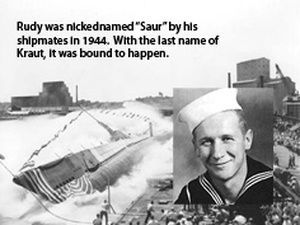 Rudy Kraut Sea Story